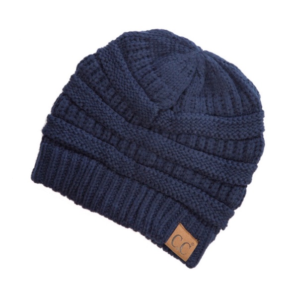 C.C. Accessories - Original C.C. Knit Beanie Navy